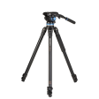 Benro A373F Aluminum Single-Tube Tripod with S6Pro Fluid Video Head on Sale