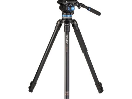 Benro A373F Aluminum Single-Tube Tripod with S6Pro Fluid Video Head on Sale