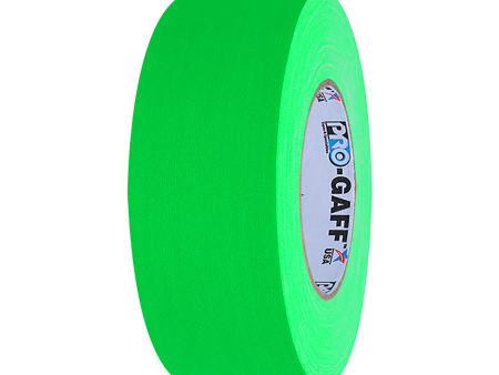 Pro Gaff Tape Cloth - Fluorescent Green - 50 Yards - 1  Online