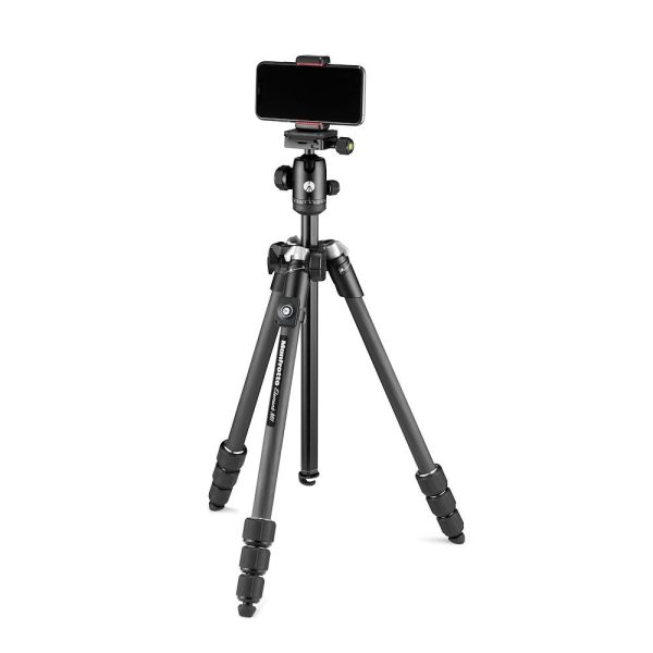 Manfrotto Element MII Mobile Tripod Carbon With Bluetooth Black on Sale