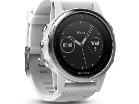 Garmin Fenix 5S Carrara White Band Regular Glass Hot on Sale