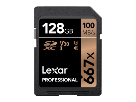 Lexar 128GB Professional 667x UHS-I SDXC Memory Card Fashion