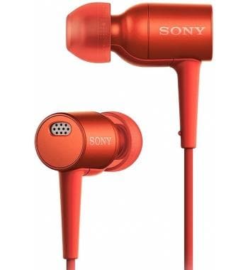 Sony MDR-EX750NA - Earphones with mic - in-ear - active noise canceling - 3.5 mm jack - Cinnabar Red For Discount