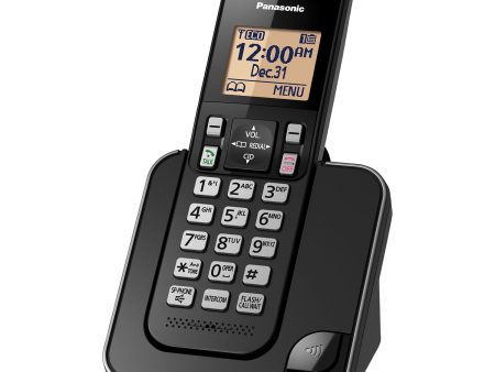 Panasonic KXTGC380B 1 handset Cordless phone For Cheap