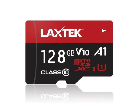 Laxtek 128GB microSDXC UHS-I memory card + Adapter For Discount