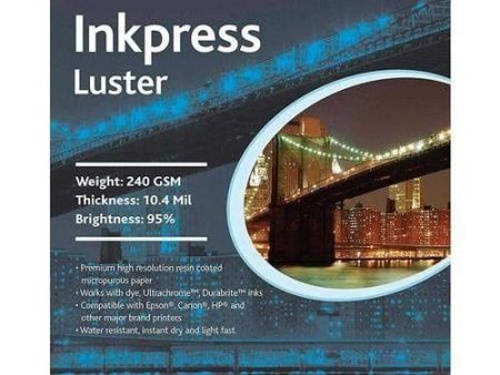 Inkpress PCL5750 Luster and Glossy 240 GSM ,5 x 7  50 Sheets Sale