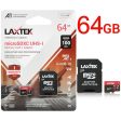 LAXTEK 64GB Micro SDXC Supply