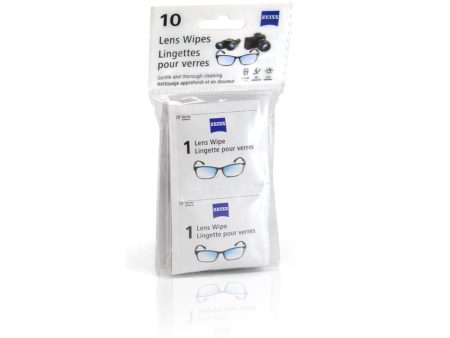 ZEISS pre-moistened lens wipes - 10 count Online now