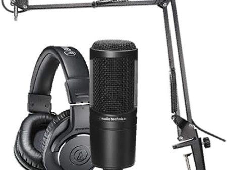 Audio-Technica AT2020 Studio Microphone Pack Hot on Sale