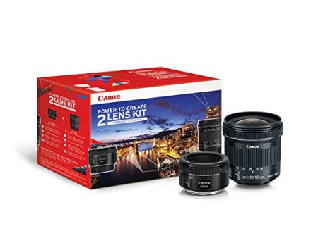 Canon EF 50mm f 1.8 STM + EF-S10-18 STM Kit Discount