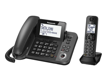 Panasonic KXTGF350M Corded Phone + 1 handset Cordless Phone For Sale