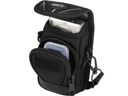 Roots RSW1 Executive Small Digital Camera Pouch - Black Online Sale