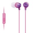 Sony MDR-EX15AP - EX Series - earphones with mic - in-ear - 3.5 mm jack - Pink Discount