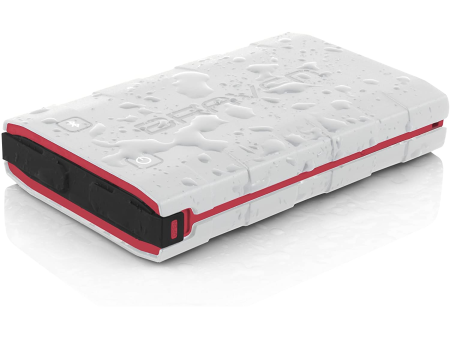 Braven BRV-Bank-6000 mAh Smart, Ultra-Rugged Portable Backup Battery-Gray red For Sale