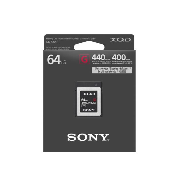 Sony QDG64F J 64GB G Series XQD Memory Card Online now