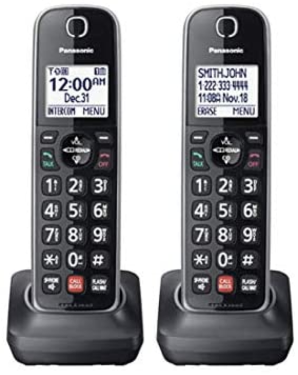 Panasonic  KXTGF872B - 2-Handset Digital Corded Cordless Phone with Answering System Hot on Sale