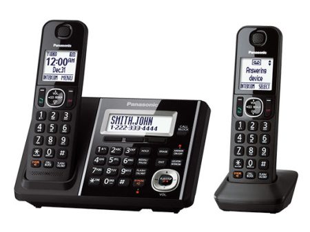 Panasonic KXTGF342B 2 handset cordless phone with base Cheap