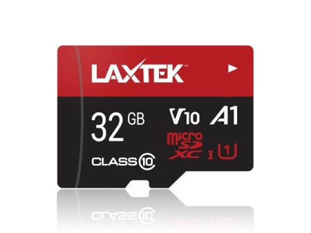 LAXTEK 32GB microSDHC UHS-I memory card + Adapter Online Hot Sale