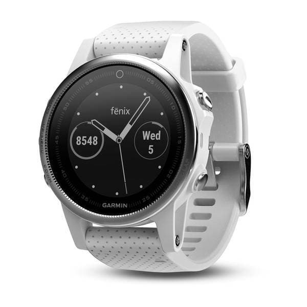 Garmin Fenix 5S Carrara White Band Regular Glass Hot on Sale