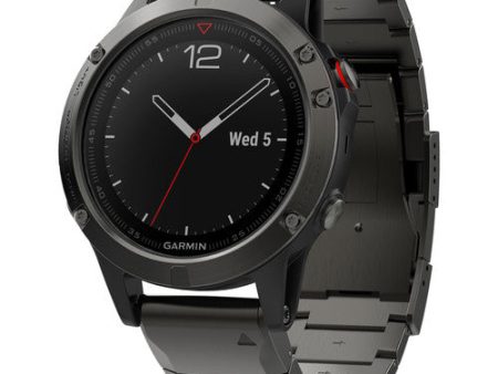 Garmin fenix 5 Sapphire Edition Multi-Sport Training GPS Watch (Slate Gray, Metal Band) Cheap