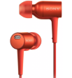 Sony MDR-EX750NA - Earphones with mic - in-ear - active noise canceling - 3.5 mm jack - Cinnabar Red For Discount