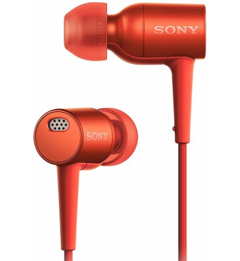 Sony MDR-EX750NA - Earphones with mic - in-ear - active noise canceling - 3.5 mm jack - Cinnabar Red For Discount