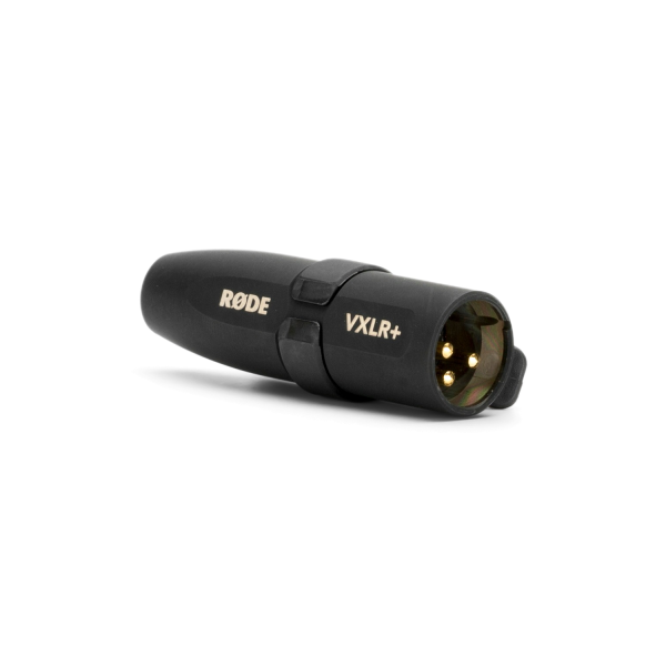 Rode VXLR+ 3.5mm TRS Female to XLR Male Adapter with Phantom Power Converter Supply