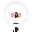 Mobifoto MOBIRL18 - 18 Inch Bi-Colour LED Ring Light Vlog Kit For Discount