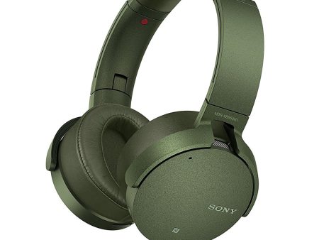 Sony MDR-XB950N1 - Headphones - on-ear - wireless - Bluetooth - active noise canceling - green Sale