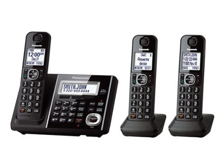 Panasonic KXTGF343B 3 handset cordless phone with Base Supply