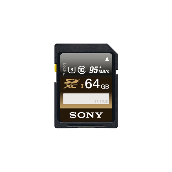 Sony 64GB SF-UZ Series UHS-I SDXC Memory Card Fashion