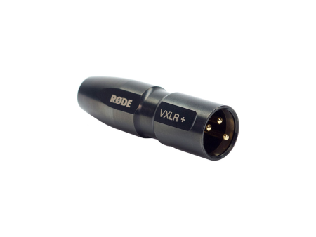 Rode VXLR+ 3.5mm TRS Female to XLR Male Adapter with Phantom Power Converter Supply