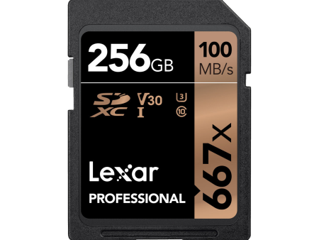 Lexar 256GB Professional 667x UHS-I SDXC Memory Card Discount