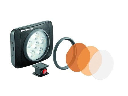 Manfrotto MLUMIEARTB Lumie Art 6-Light LED with Hot Shoe Mount and Filters Fashion