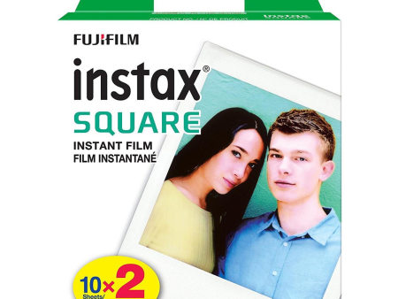 Fujifilm Instax Square Instant Film - 2 Pack (20 Exposures) Online