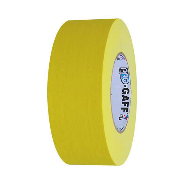 Pro Gaff Tape Cloth - Yellow - 55 Yards - 2  Cheap