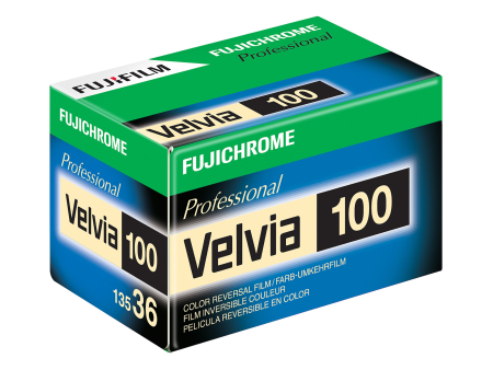 FUJIFILM Fujichrome Velvia 100 Professional RVP 100 Color Transparency Film - 35mm, 36 Exp Cheap