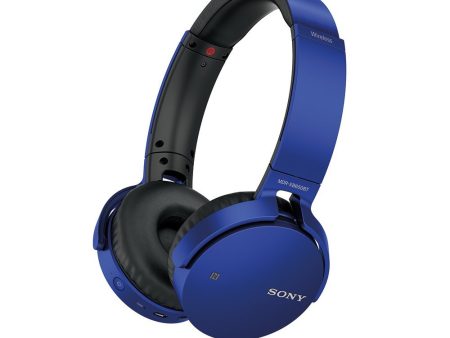 Sony MDR-XB650BT  headphones with mic, XB Series  full size - wireless - Bluetooth - NFC Cheap