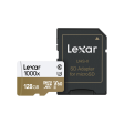 Lexar 128GB Professional 1000x UHS-II microSDXC Memory Card with SD Adapter Online