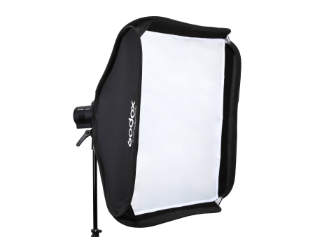 Godox  SGUV8080 S2 Speedlite Bracket with Softbox & Carrying Bag Kit (31.5 x 31.5 ) - No grid Supply