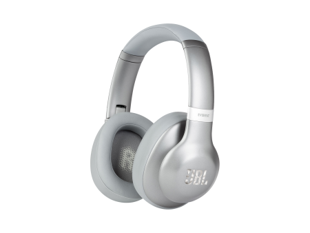 JBL Everest 710GA Wireless Over-Ear Headphones - Silver For Discount