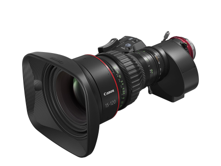 Canon CINE-SERVO 15-120mm T2.95-3.9 Zoom Lens with 1.5x Extender (PL Mount) Online now