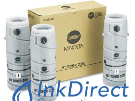 Genuine Konica Minolta 8932302 8932-302 MT 201A Toner Black For Cheap