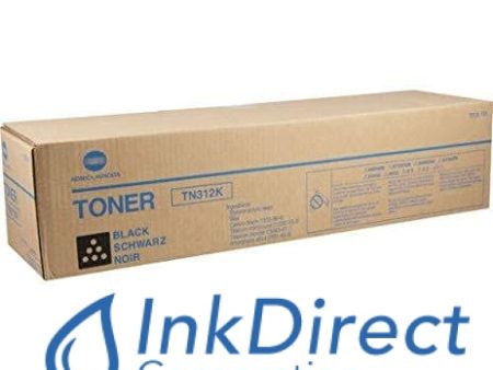 Genuine Konica Minolta 8938701 8938-701 TN-312K TN312K Toner Cartridge Black BizHub C300 C352 Online now