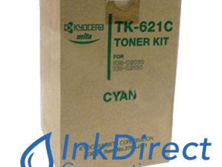 Genuine Kyocera Mita 370AJ511  TK-621C TK621C Toner Kit Cyan Online now