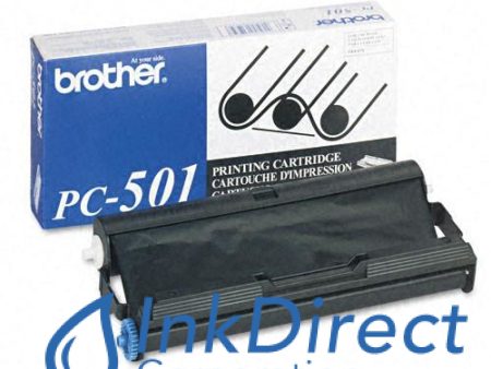 Genuine Brother PC501 PC-501  Print Cartridge Black Online Sale