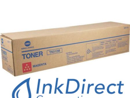 Genuine Konica Minolta 8938703 8938-703 TN-312M TN312M Toner Cartridge Magenta BizHub C300 C352 Fashion